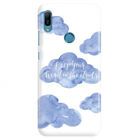 Etui na telefon HUAWEI Y6 2019 KEEP YOUR HEAD IN THE CLOUDS