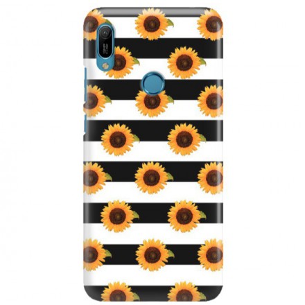 Etui na telefon HUAWEI Y6 2019 SŁONECZNIKI