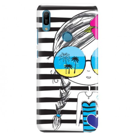 Etui na telefon HUAWEI Y6 2019 SUMMER GIRL