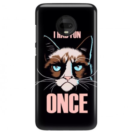 Etui na telefon MOTOROLA MOTO G7  I HAD FUN ONCE