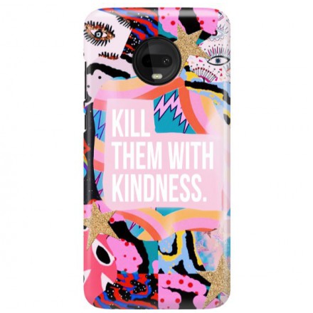 Etui na telefon MOTOROLA MOTO G7  KILL THEM WITH KINDNESS