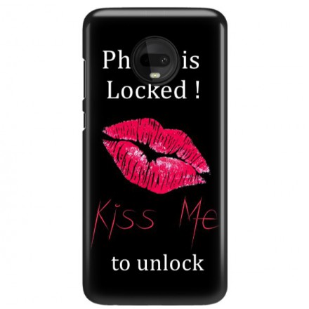 Etui na telefon MOTOROLA MOTO G7  KISS ME TO UNLOCK