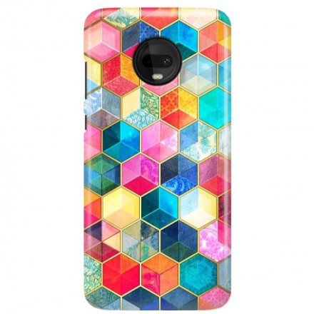 Etui na telefon MOTOROLA MOTO G7  KOLOROWE COLORFULL
