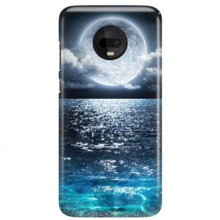 Etui na telefon MOTOROLA MOTO G7  KSIĘŻYC NOC