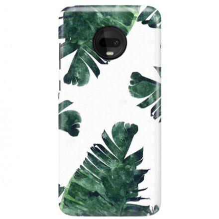 Etui na telefon MOTOROLA MOTO G7  LIŚCIE LEAFS
