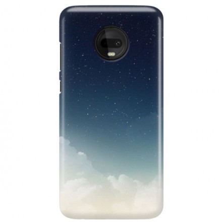 Etui na telefon MOTOROLA MOTO G7  NIEBO