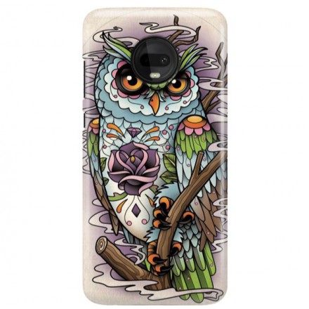 Etui na telefon MOTOROLA MOTO G7  SOWA 3