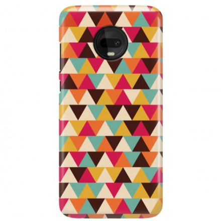 Etui na telefon MOTOROLA MOTO G7  TRIANGLES TRÓJKĄTY