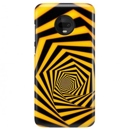 Etui na telefon MOTOROLA MOTO G7  ŻÓŁTO CZARNE