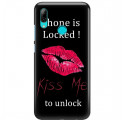 Etui na telefon HUAWEI Y7 2019 KISS ME TO UNLOCK