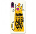 Etui na telefon XIAOMI REDMI NOTE 7 HOME IS WHERE THE CAT IS