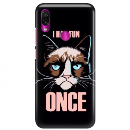 Etui na telefon XIAOMI REDMI NOTE 7 I HAD FUN ONCE