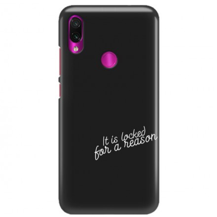 Etui na telefon XIAOMI REDMI NOTE 7 IT IS LOCKER FOR A REASONS