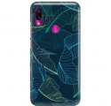 Etui na telefon XIAOMI REDMI NOTE 7 NIEBIESKIE LIŚCIE
