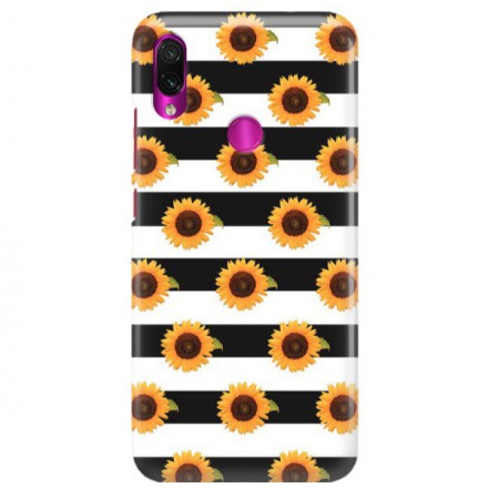 Etui na telefon XIAOMI REDMI NOTE 7 SŁONECZNIKI
