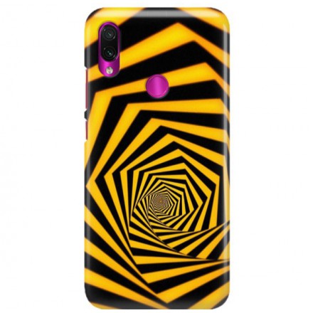 Etui na telefon XIAOMI REDMI NOTE 7 ŻÓŁTO CZARNE