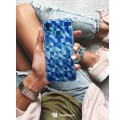 Etui na telefon HUAWEI Y9 2019 BLUE GEOMETRIC