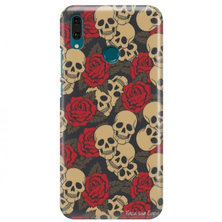 Etui na telefon HUAWEI Y9 2019 CZASZKA SKULL