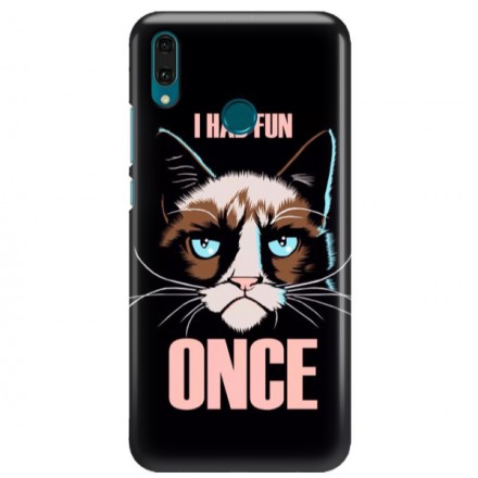 Etui na telefon HUAWEI Y9 2019 I HAD FUN ONCE