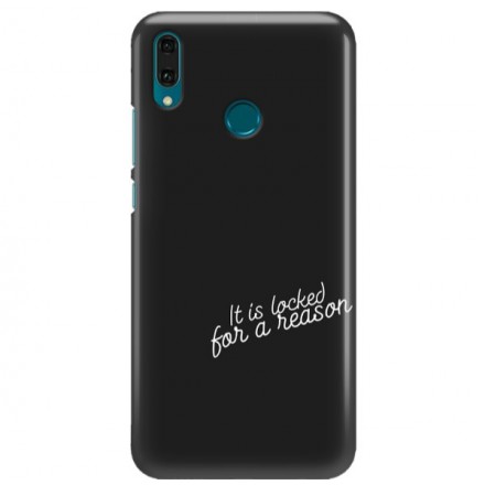 Etui na telefon HUAWEI Y9 2019 IT IS LOCKER FOR A REASONS