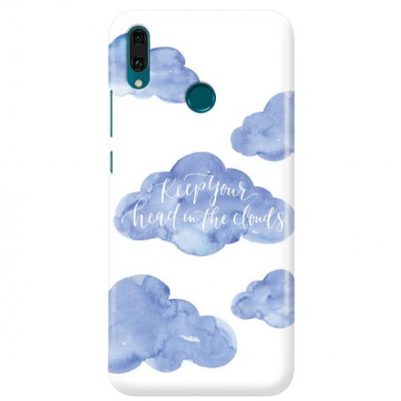 Etui na telefon HUAWEI Y9 2019 KEEP YOUR HEAD IN THE CLOUDS