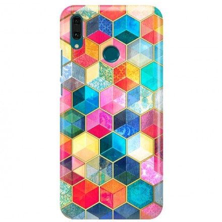 Etui na telefon HUAWEI Y9 2019 KOLOROWE COLORFULL