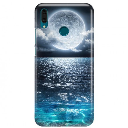 Etui na telefon HUAWEI Y9 2019 KSIĘŻYC NOC