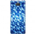 Etui na telefon SONY XA3  BLUE GEOMETRIC