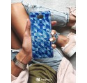 Etui na telefon SONY XA3  BLUE GEOMETRIC