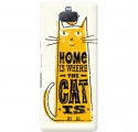 Etui na telefon SONY XA3  HOME IS WHERE THE CAT IS
