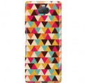 Etui na telefon SONY XA3  TRIANGLES TRÓJKĄTY