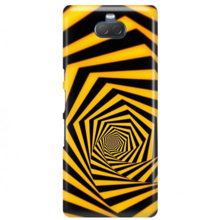 Etui na telefon SONY XA3  ŻÓŁTO CZARNE