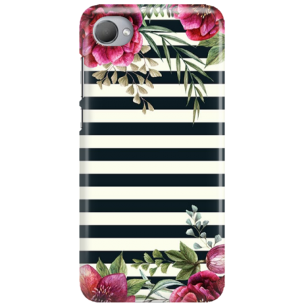 Etui na telefon HTC DESIRE 12 PLUS KWIATY WIOSENNE