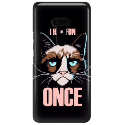 Etui na telefon HTC U12 PLUS I HAD FUN ONCE