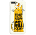 Etui na telefon HUAWEI Y7 2018 / Y7 PRIME 2018 HOME IS WHERE THE CAT IS