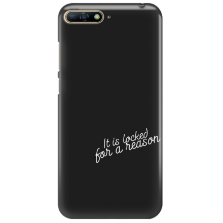 Etui na telefon HUAWEI Y7 2018 / Y7 PRIME 2018 IT IS LOCKER FOR A REASONS
