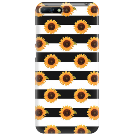 Etui na telefon HUAWEI Y7 2018 / Y7 PRIME 2018 SŁONECZNIKI