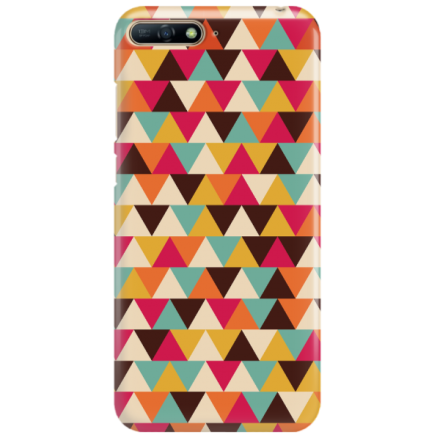 Etui na telefon HUAWEI Y7 2018 / Y7 PRIME 2018 TRIANGLES TRÓJKĄTY