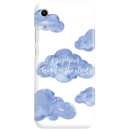 Etui na telefon HUAWEI HONOR 8A KEEP YOUR HEAD IN THE CLOUDS