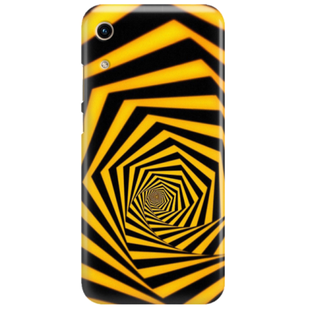 Etui na telefon HUAWEI HONOR 8A ŻÓŁTO CZARNE