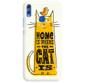 Etui na telefon HUAWEI HONOR 8X HOME IS WHERE THE CAT IS