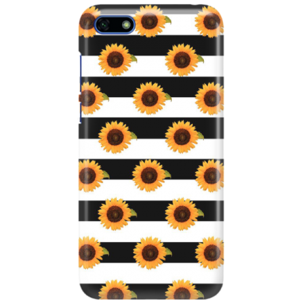 Etui na telefon HUAWEI Y5 2018 SŁONECZNIKI