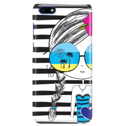 Etui na telefon HUAWEI Y5 2018 SUMMER GIRL