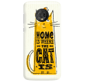 Etui na telefon MOTOROLA MOTO G6 HOME IS WHERE THE CAT IS