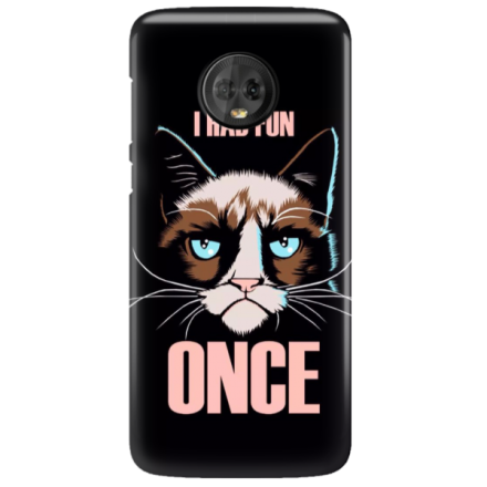Etui na telefon MOTOROLA MOTO G6 I HAD FUN ONCE
