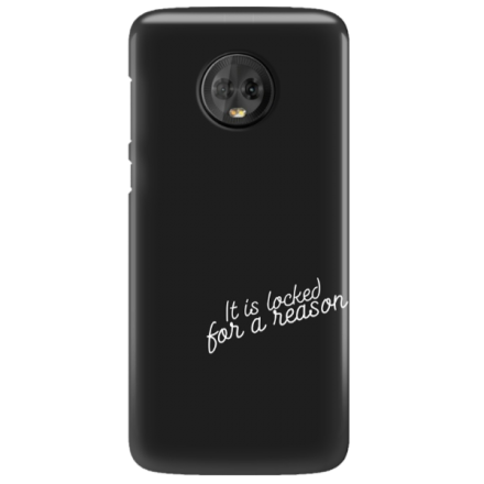 Etui na telefon MOTOROLA MOTO G6 IT IS LOCKER FOR A REASONS