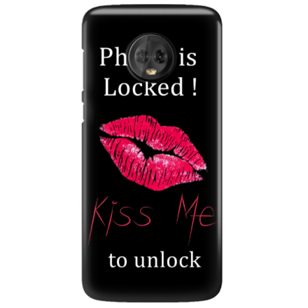 Etui na telefon MOTOROLA MOTO G6 KISS ME TO UNLOCK