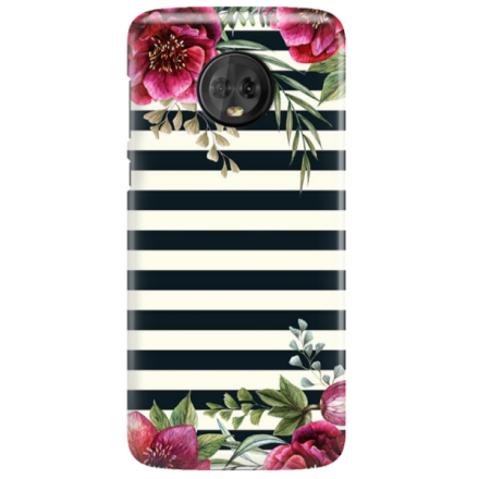 Etui na telefon MOTOROLA MOTO G6 KWIATY WIOSENNE