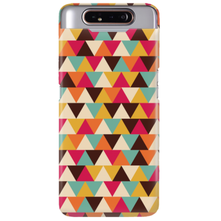 Etui na telefon SAMSUNG GALAXY A80 TRIANGLES TRÓJKĄTY