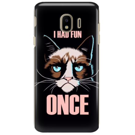 Etui na telefon SAMSUNG GALAXY J4 2018 I HAD FUN ONCE